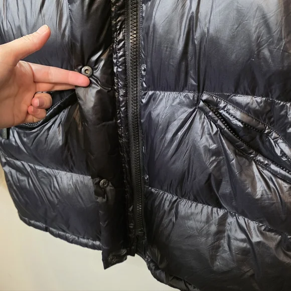 MICHAEL Michael Kors Black Ultra Light Weight Down Fill Puffer Jacket Size Small